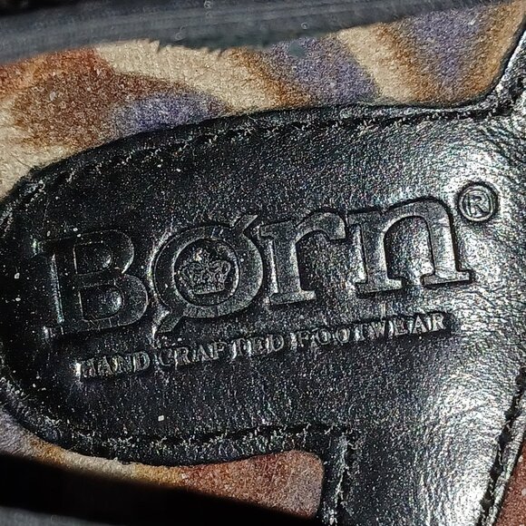 Born Black Ballet Slipper Shoes Size 6.5 - Picture 7 of 14